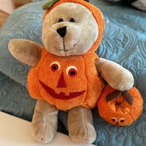Starbucks, barista, bear new tags fall pumpkin suit